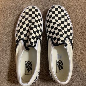 Black Vans 10.5 M/ 12 W